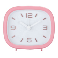 Hot sale promotion cheap plastic deco nice 3D number alarm table clock